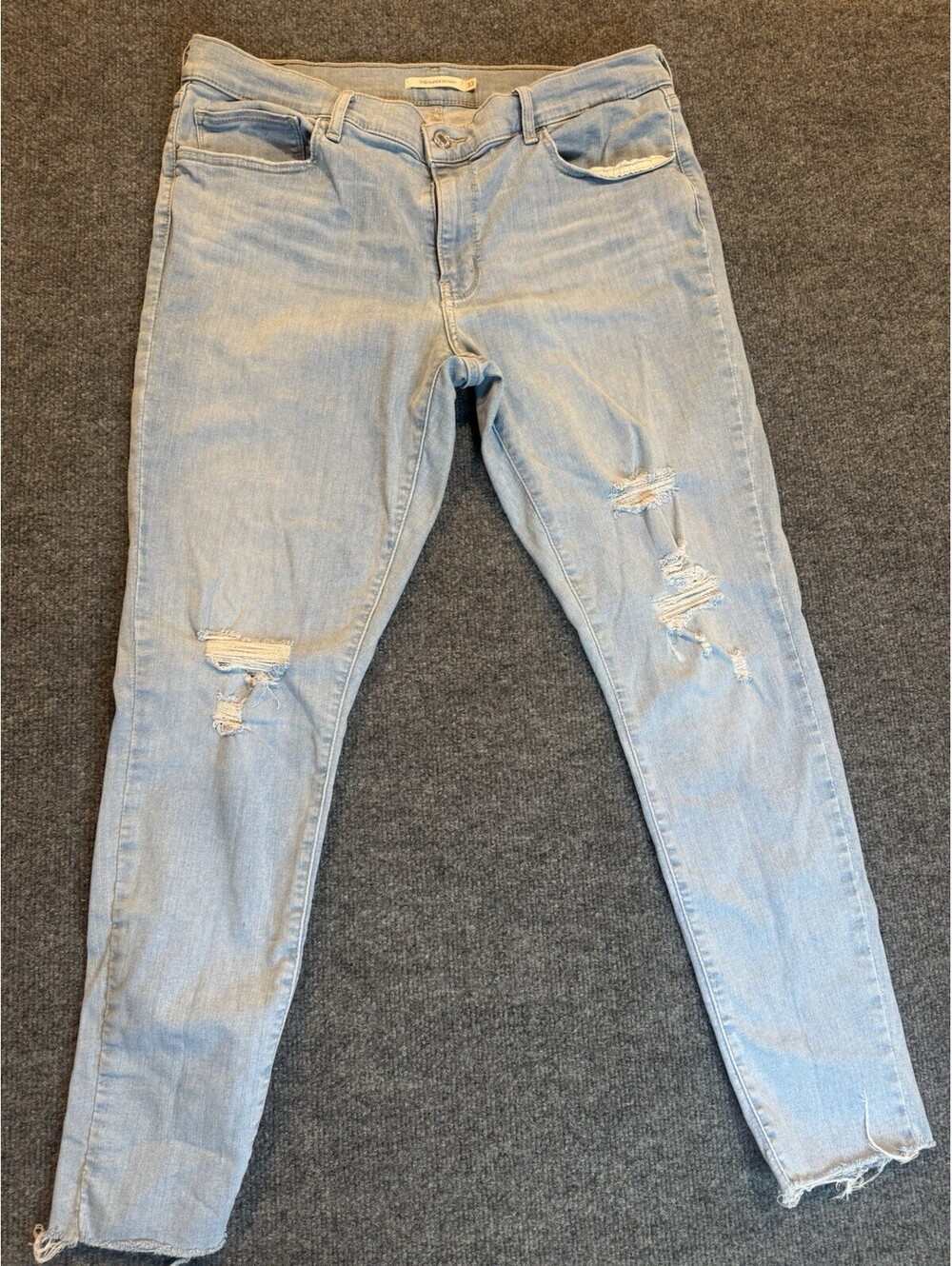 Womens Levis Jeans 721 High Rise Super Skinny 26